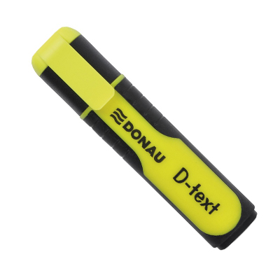 Маркер текстовий 7358001PL-11 жовтий (10) (DONAU)